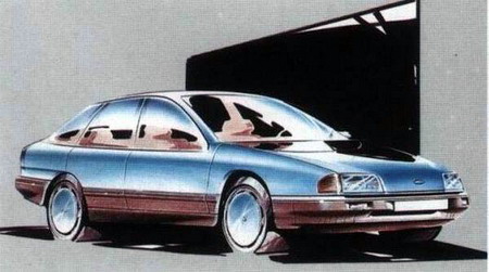 Эскизы Ford Scorpio